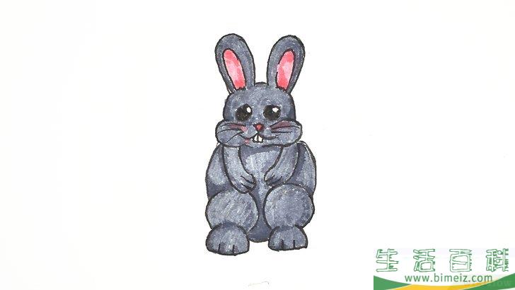 怎么画小兔子