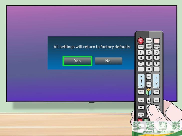 怎么将三星电视恢复出厂设置