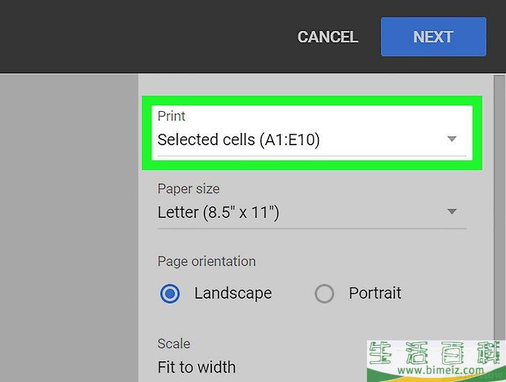怎么在Windows或Mac上设置Google Sheets的打印区域