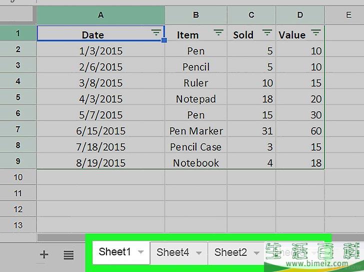 怎么在Windows或Mac的Google表格中导入其它工作表中的数据