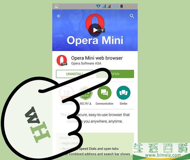 怎么使用Opera Mini网络浏览器(移动端)从YouTube网站下载视频