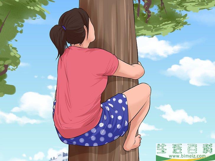 怎么爬树