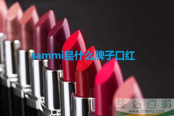 sammi口红好不好 sammi是什么牌子口红