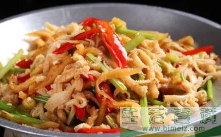 炒牛百叶怎么炒才嫩好吃1