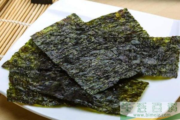 海苔和海带的区别 海苔的碘含量高吗