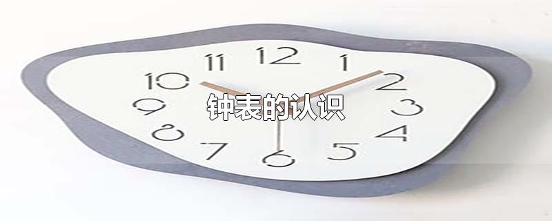 钟表的认识