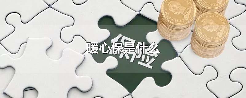 暖心保是什么