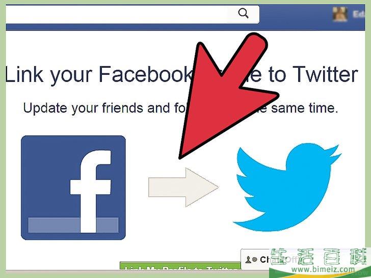 如何把Facebook账号链接到Twitter