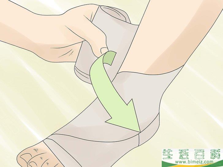 如何包扎扭伤的脚踝