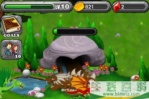 如何在龙谷传奇（DragonVale）中养出蓝火龙