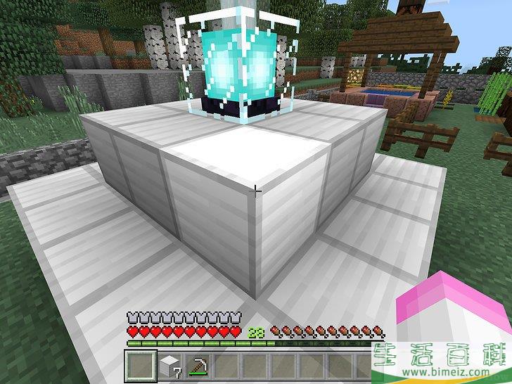 如何在《挖矿争霸》（Minecraft）里建造灯塔