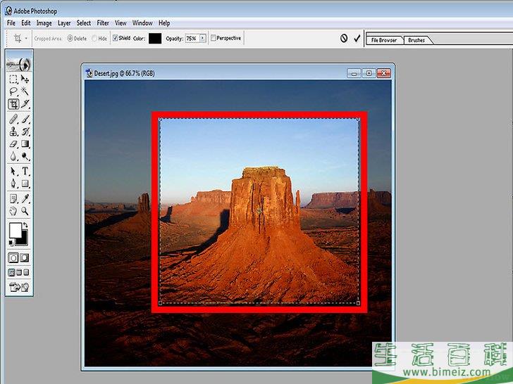 如何用Adobe Photoshop裁剪并调整图片大小