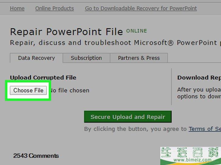 如何修复损坏的PowerPoint PPTX文件