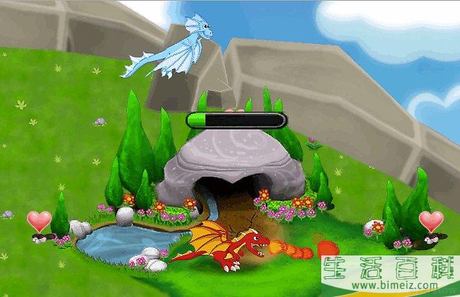 如何在龙谷传奇（DragonVale）中养出蓝火龙