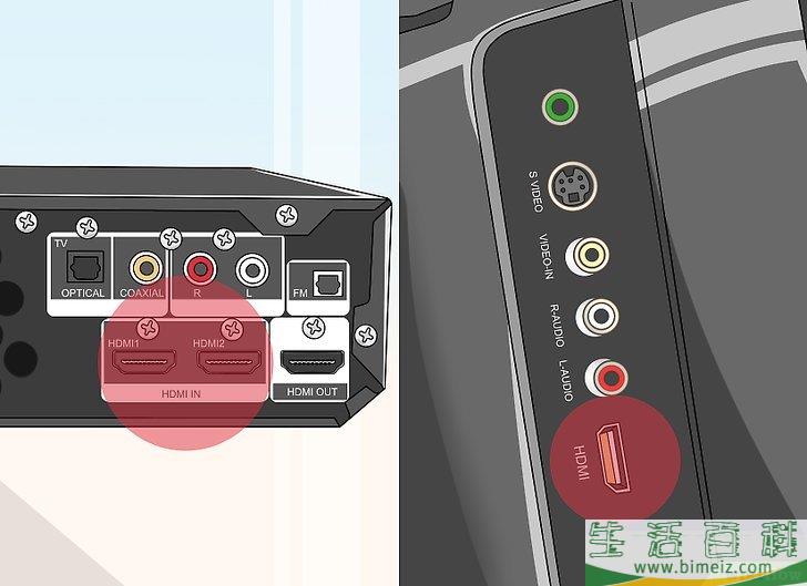 如何连接HDMI电缆