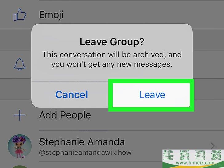 怎么在Facebook Messenger中删除群组