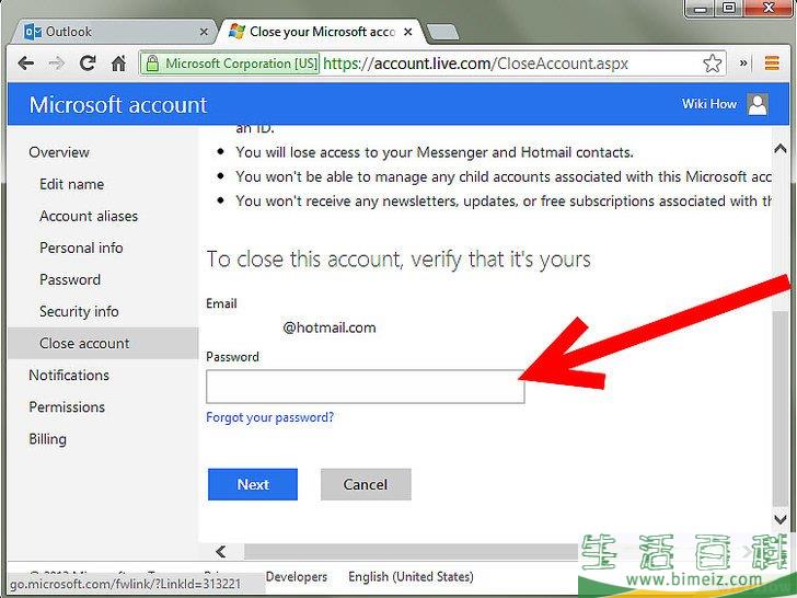 怎么关闭Hotmail账号
