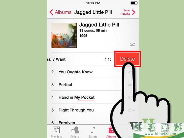 怎么从iPod中删除歌曲