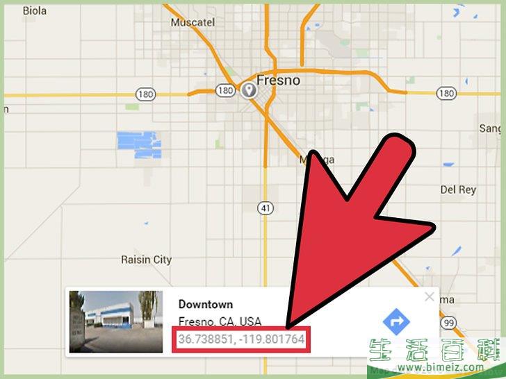 怎么从谷歌地图上获得经度和纬度信息