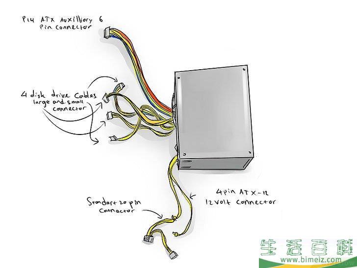 怎么安装计算机电源