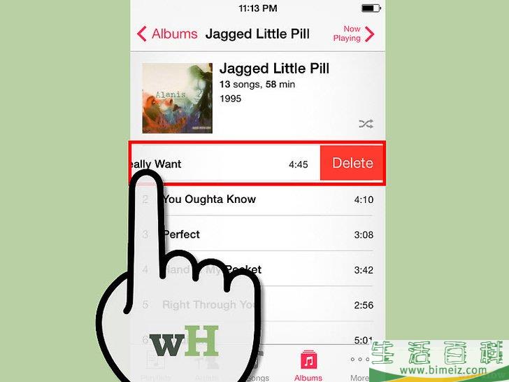 怎么从iPod中删除歌曲