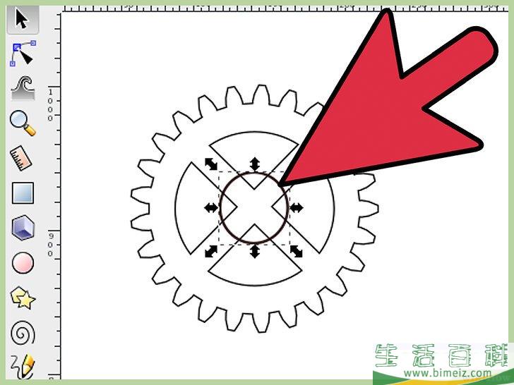 怎么在 Inkscape 中绘制齿轮