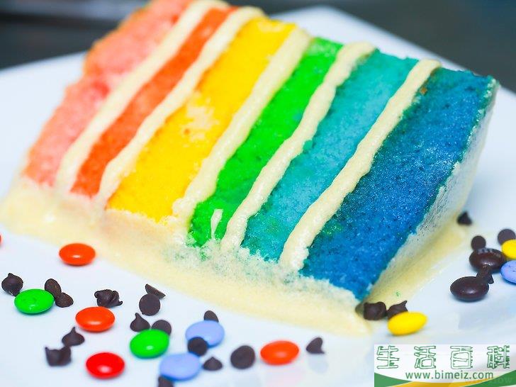 怎么制作彩虹蛋糕