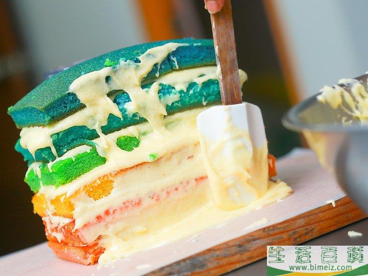 怎么制作彩虹蛋糕