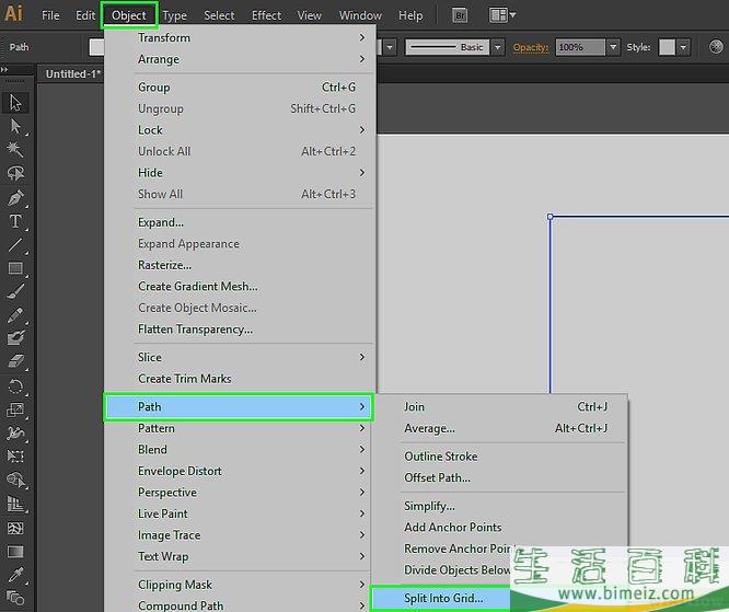 怎么在Adobe Illustrator中创建表格