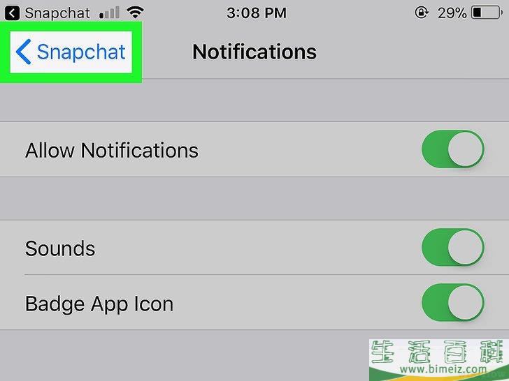 怎么打开Snapchat通知