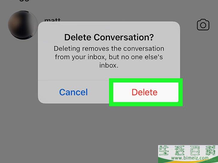 怎么删除Instagram中的消息