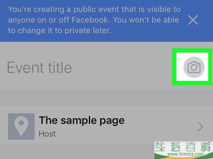 怎么在Facebook上创建活动
