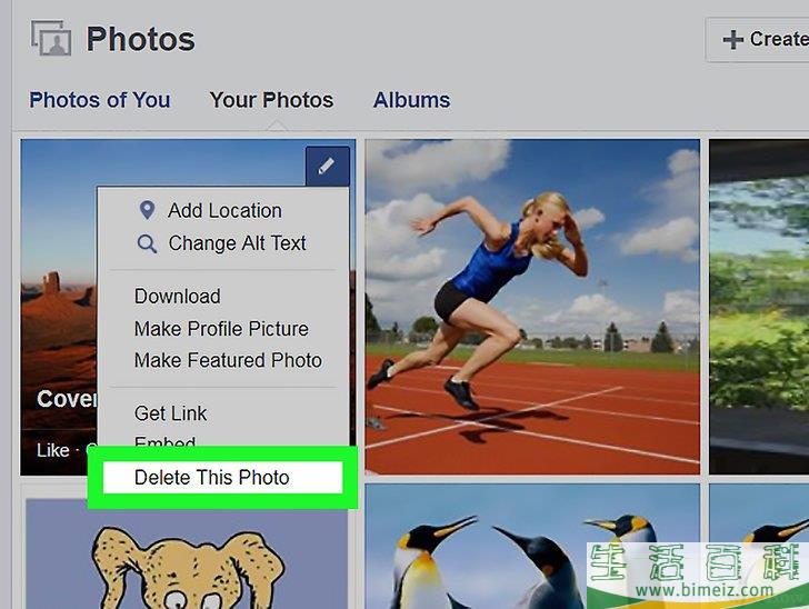 怎么在Facebook中删除照片