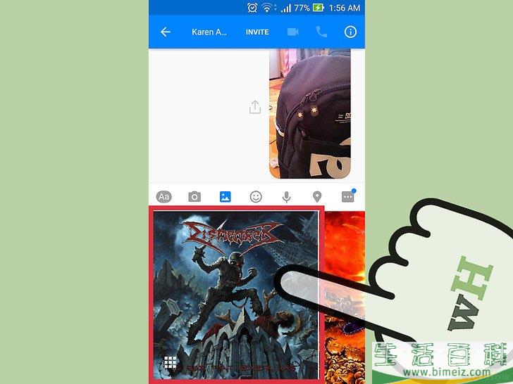 怎么用“Facebook Messenger”程序发送照片和视频