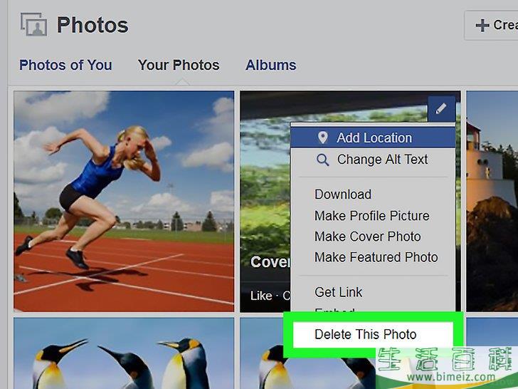 怎么在Facebook中删除照片