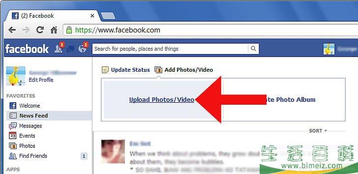 怎么在Facebook上上传视频
