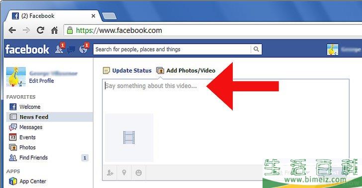 怎么在Facebook上上传视频