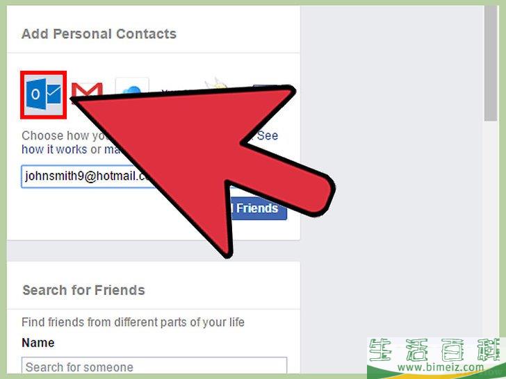 怎么在Facebook上寻找好友