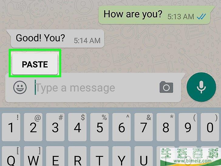 怎么在WhatsApp上复制粘贴
