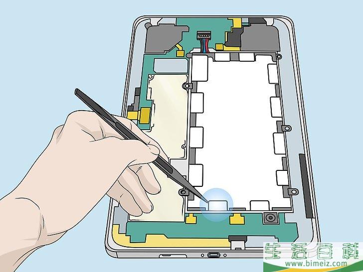 怎么取出Samsung Galaxy平板电脑的电池