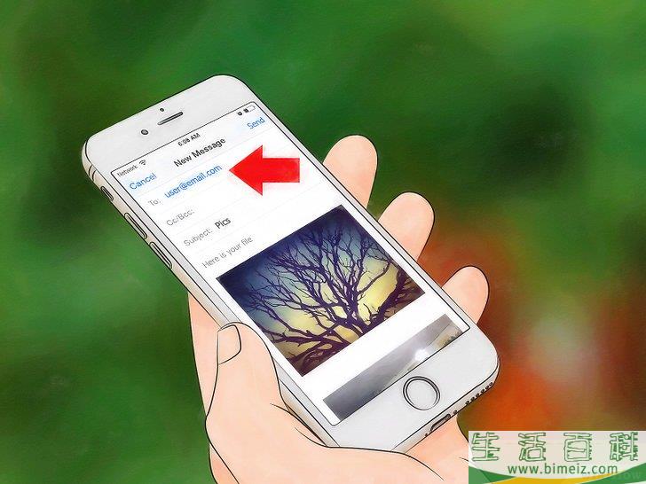 怎么在手机上用邮件发送图片