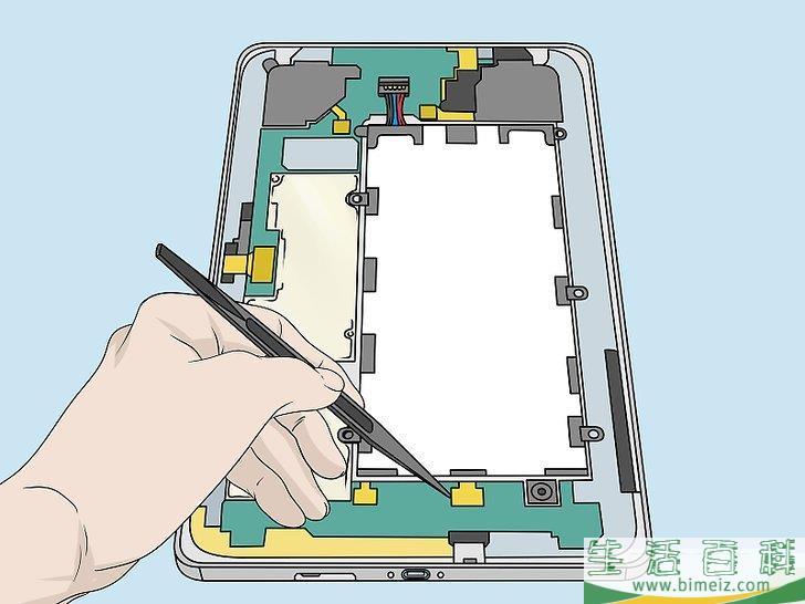 怎么取出Samsung Galaxy平板电脑的电池