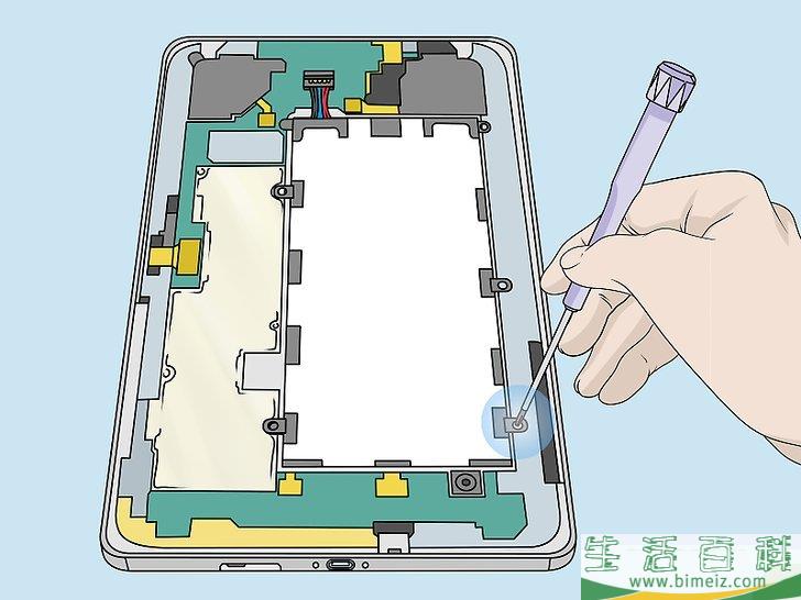 怎么取出Samsung Galaxy平板电脑的电池