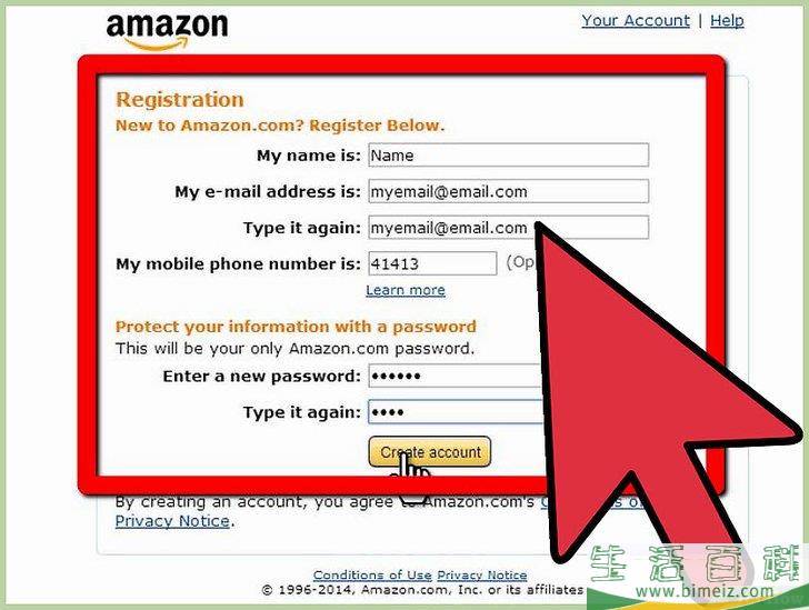 怎么创建亚马逊帐户