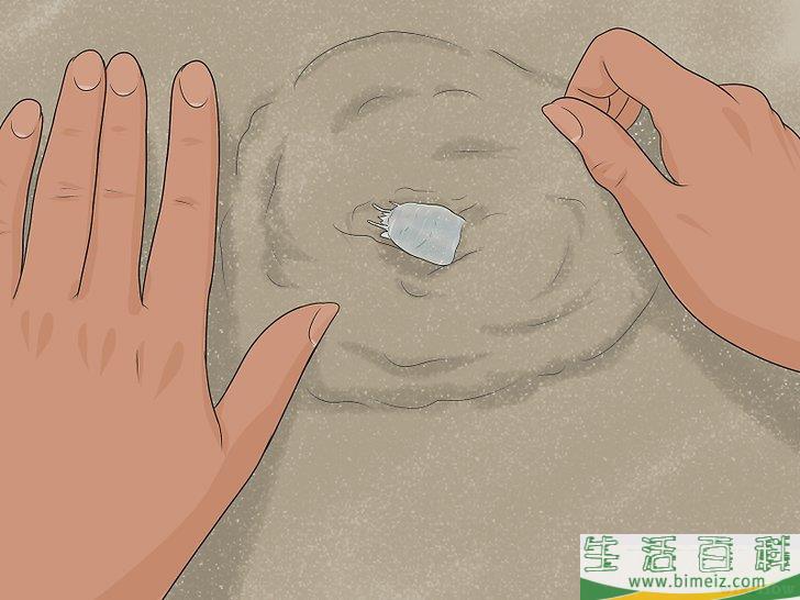 怎么抓沙蟹